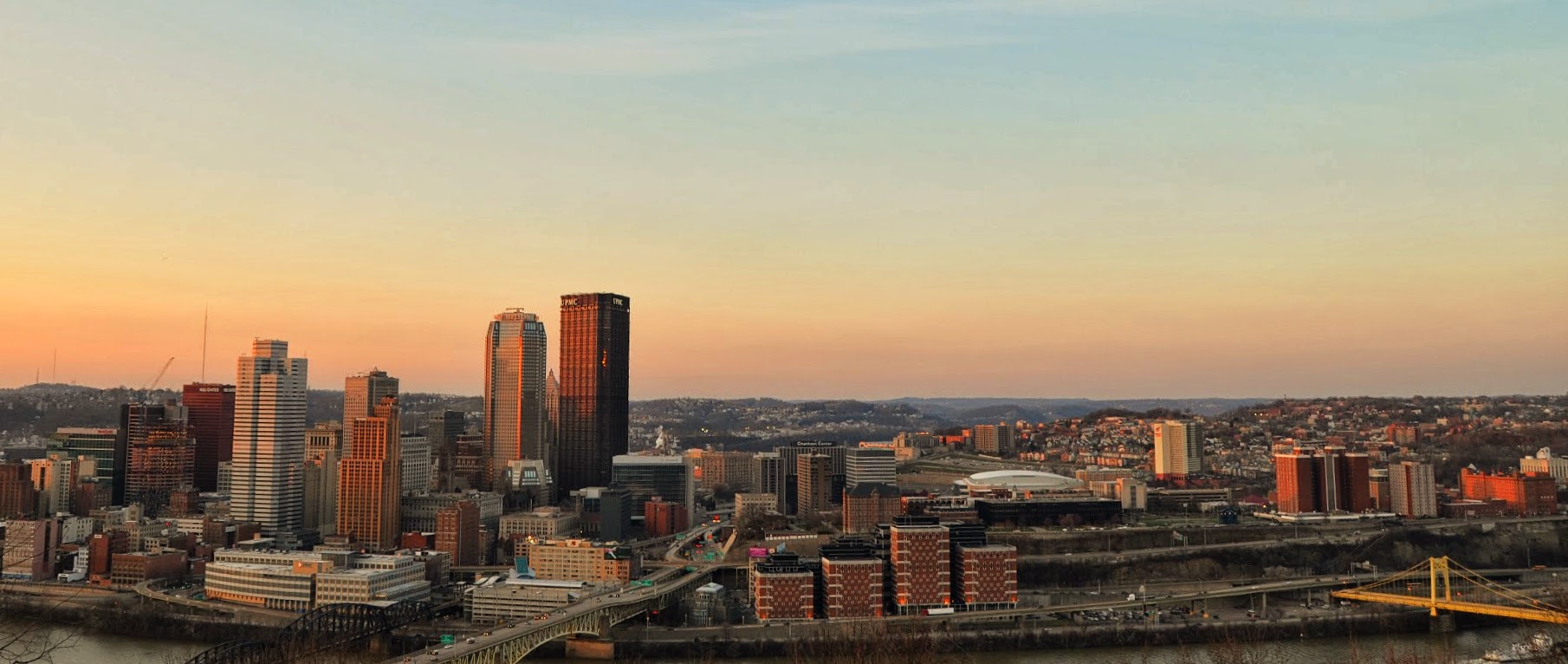 Pittsburgh at sunset